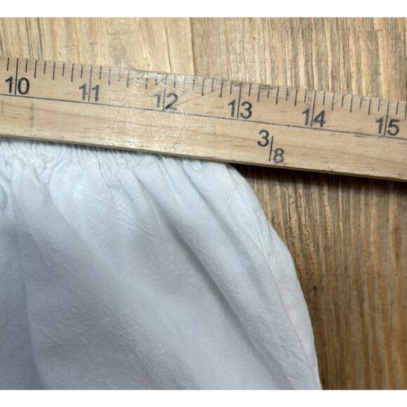 Seaspice Resort Wear Size XL Pull On Pants White Peruvian Cotton Embroidered - Picture 5 of 8